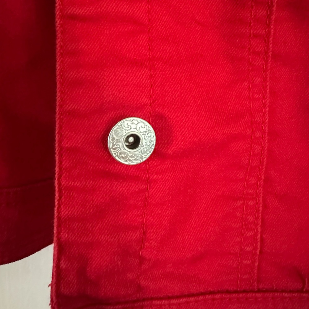 DB established red denim vest - Picture 8 of 8